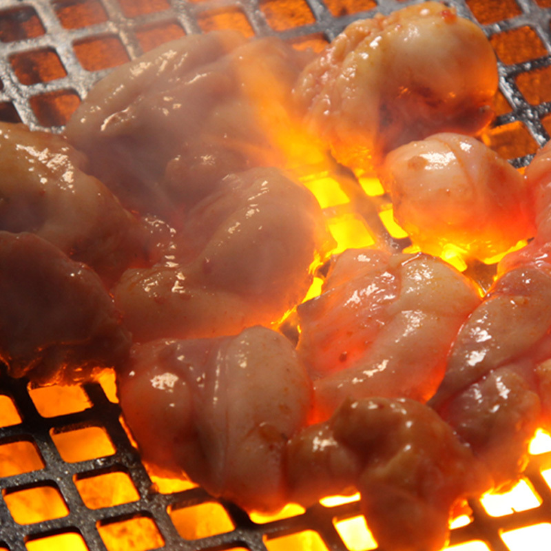 大腸、赤せん 味噌ダレ