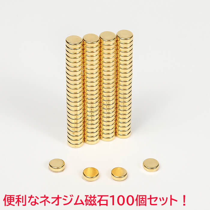 マグネット 超強力 ネオジム磁石 ネオジウム磁石 6×2mm 100個セット
