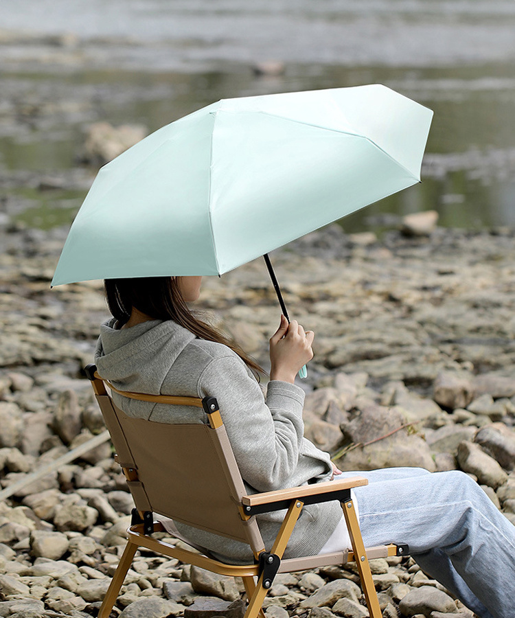 日傘 折りたたみ傘 晴雨兼用 雨傘 UVカット コンパクト グラスファイバー スマート ひんやり傘 軽量頑丈 超撥水 UPF50+ 6本骨 遮光遮熱 熱中症対策 紫外線対策｜senseshopping｜22