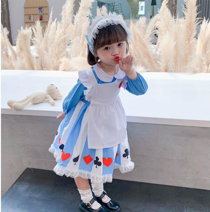 ハロウィン 子供 衣装 コスチューム ドレス アリス 仮装 女の子