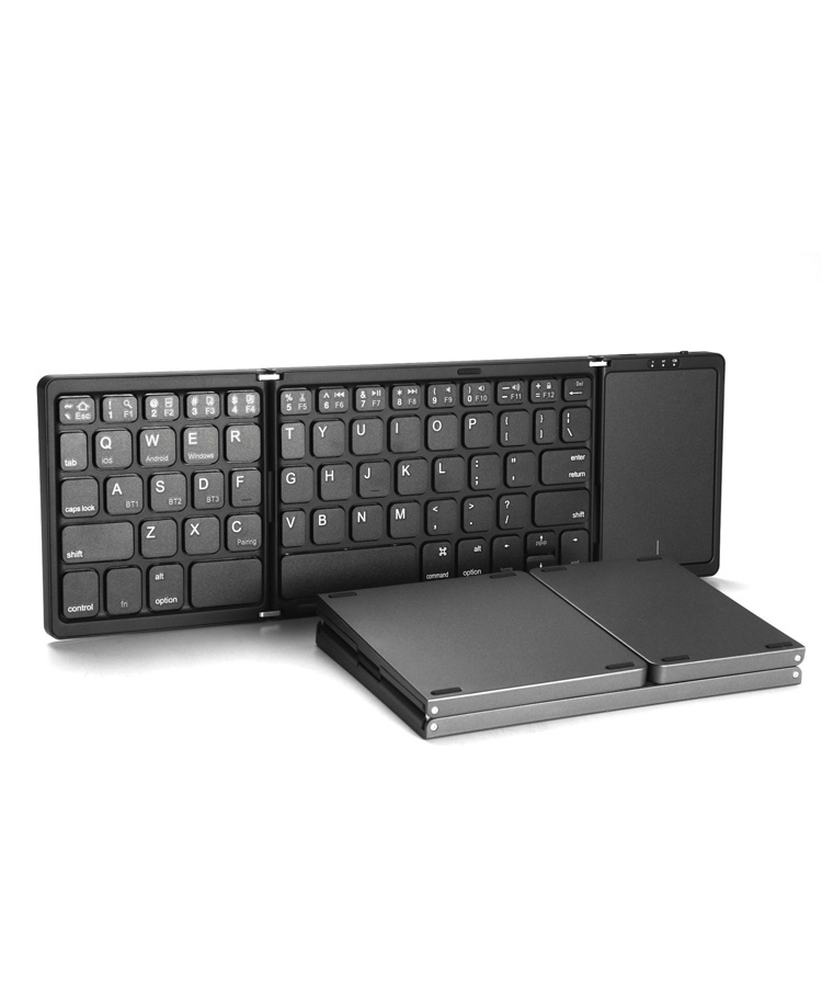 Bluetooth キーボード 折りたたみ 軽量 ワイヤレスキーボード 63