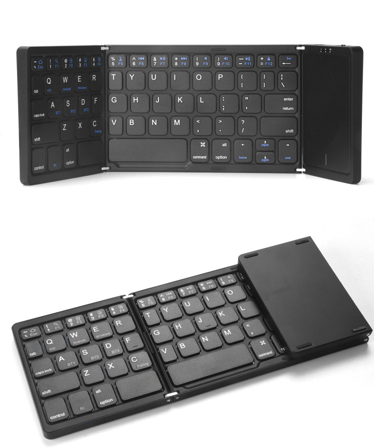 Bluetooth対応 折りたたみ式ワイヤレスキーボード Amazon.co.jp: 【Bluetoothとワイヤレス2.4GHz両対応】折り畳み