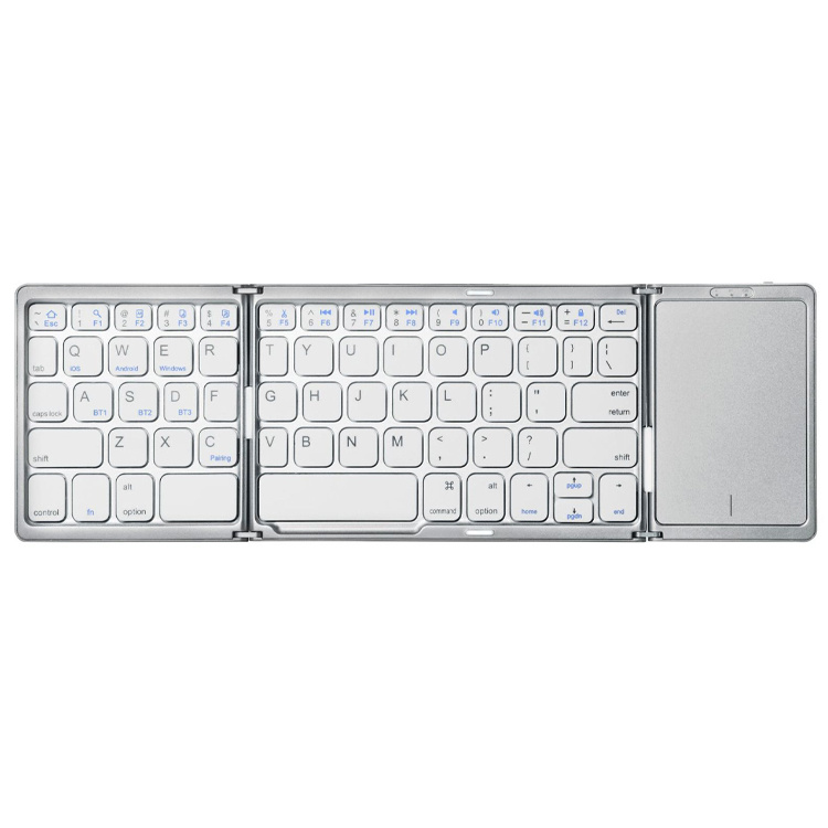 Bluetooth対応 折りたたみ式ワイヤレスキーボード ワイヤレス キーボード 折りたたみキーボード Bluetooth 薄型