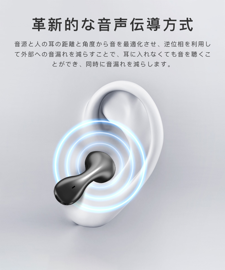 ワイヤレスイヤホン Bluetooth5.3 高音質 日本語説明書 イヤホン iphone15 ヘッドホン 超軽量 片耳 左右分離 最新型 電量表示 低遅延｜senseshopping｜12