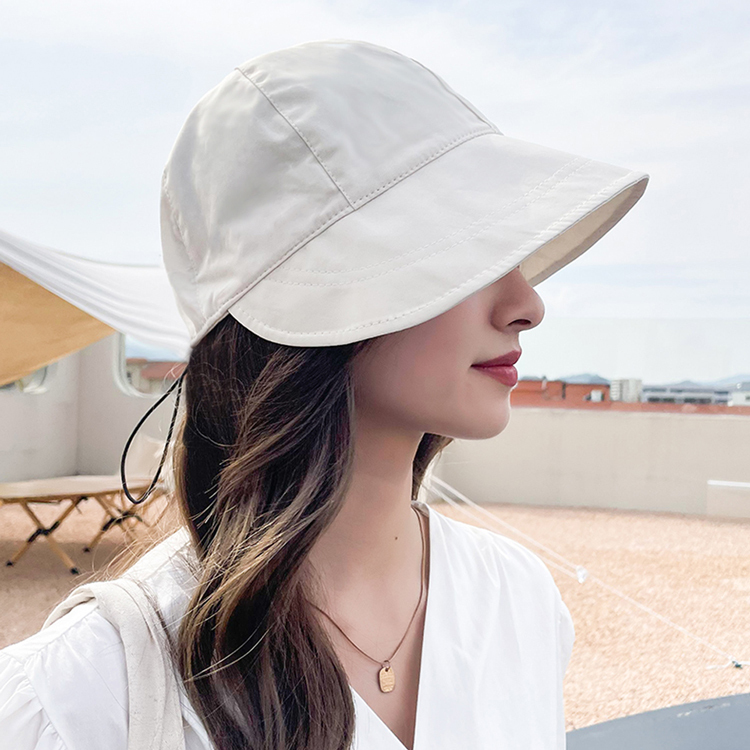 サイズ調整可能❣️帽子 折りたためる コンパクト 通気性 小顔効果 UVカット