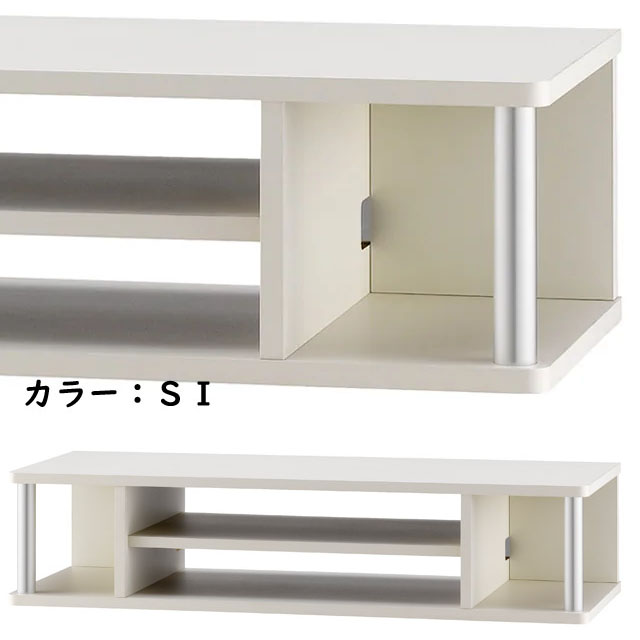 テレビ台を少しだけ「かさ上げ」するボード ちょい足しラック80W