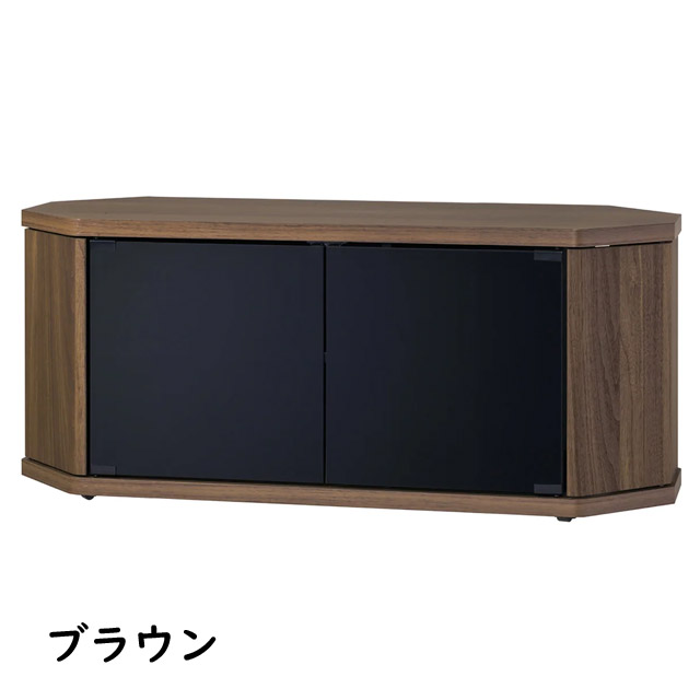 角設置 テレビ台 テレビボード 部屋の隅コーナー 43Vまで対応 幅100cm