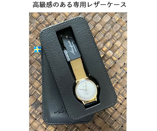 Åkerfalk オーカーフォーク腕時計 24時間表示 シルバー AK-101