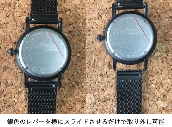 Åkerfalk オーカーフォーク腕時計 24時間表示 シルバー AK-101