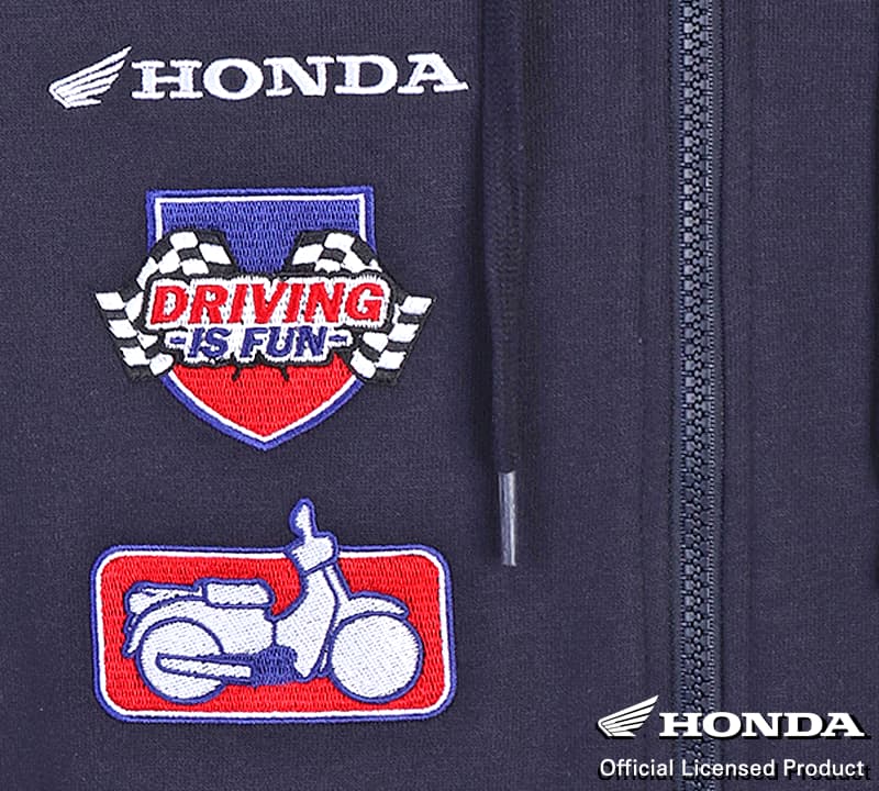 ホンダ（HONDA） HONDA×MONSTER WORLD ZIPパーカー B ネイビー サイド