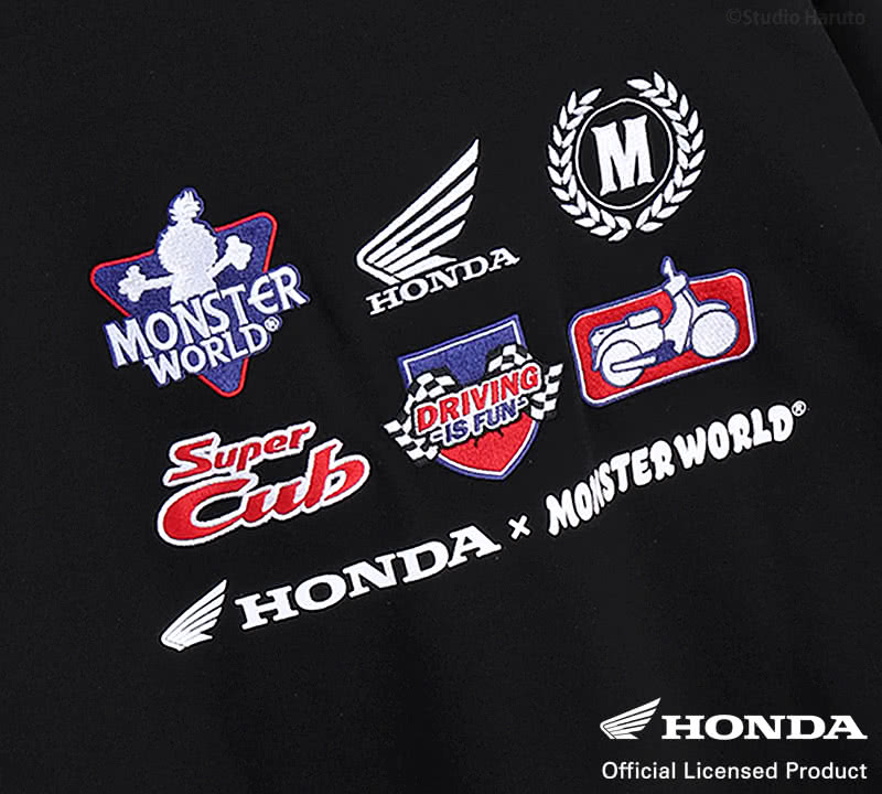 HONDA×MONSTER WORLD トレーナー A ホワイト 刺繍 スウェット 長袖 メンズ レディース ホンダ コラボ 51882803 楽天市場】HONDA×MONSTER WORLD トレーナー A ホワイト 刺繍