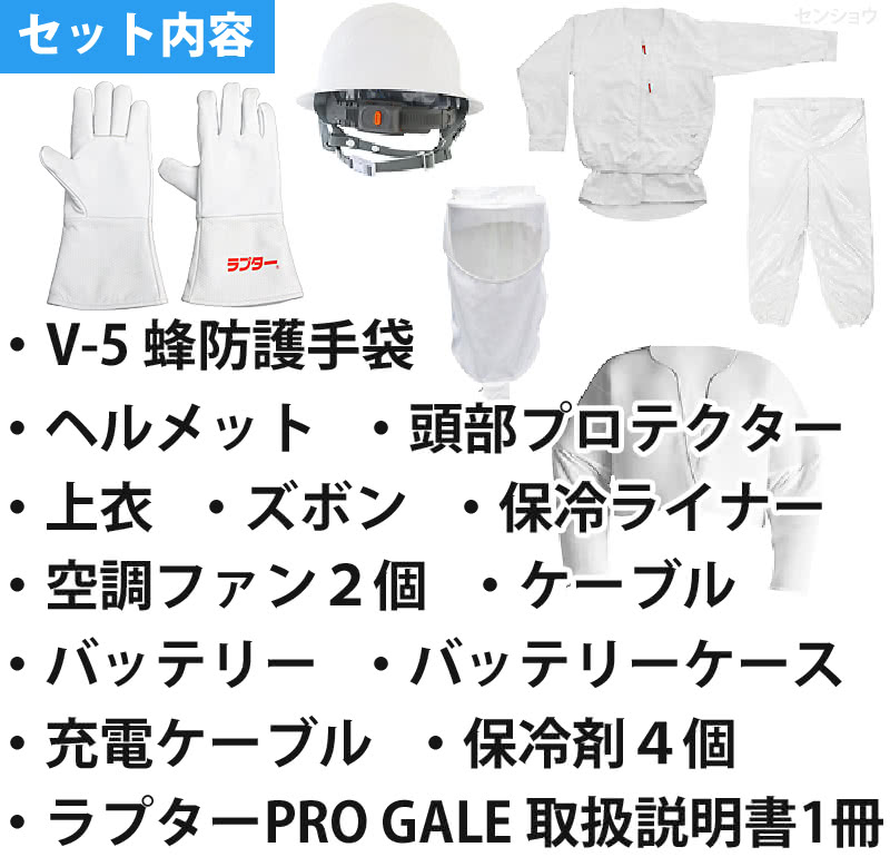 ラプターPRO GALE V-2205 セット内容