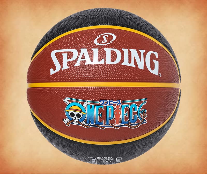SPALDING バスケットボール 7号 ONE PIECE 海賊旗 ブラック