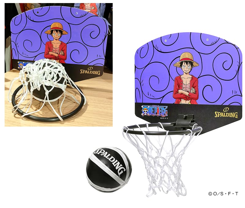ONE PIECE ゴムゴムの実 パープル バスケットゴール 79-085Jの展示写真