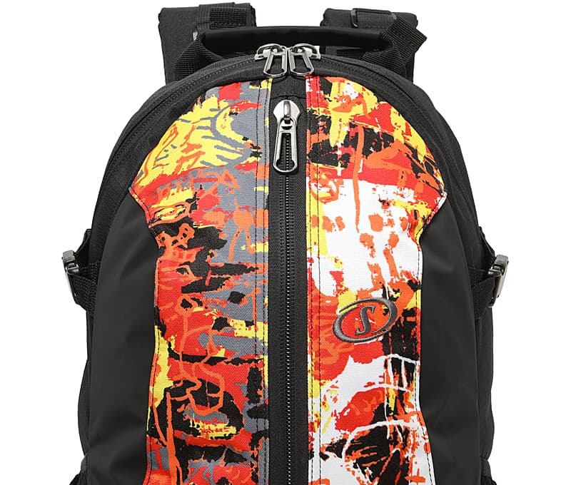 SPALDING（スポルディング） ケイジャー グラフィティ オレンジ×レッド