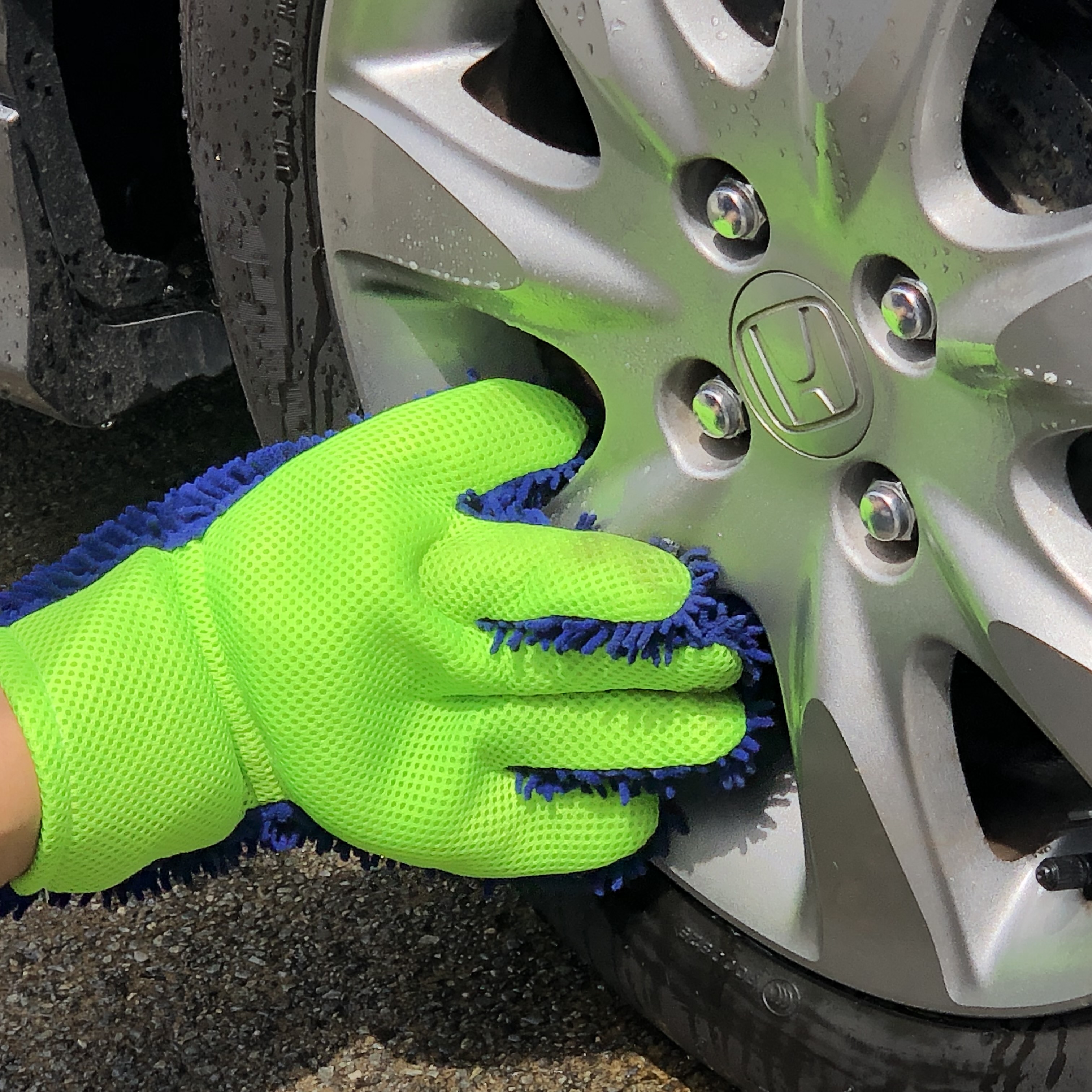 ホイールクリーナー ホイール洗浄グローブ ブラシ 洗車 洗車用品 洗車の王国 SENSHA