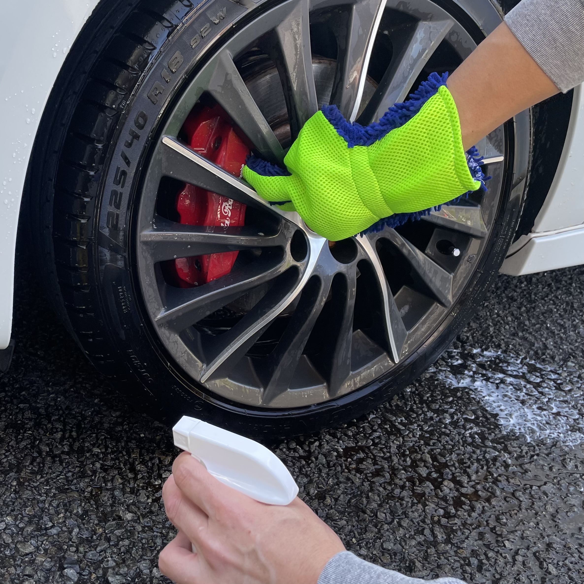 ホイールクリーナー ホイール洗浄グローブ ブラシ 洗車 洗車用品 洗車の王国 SENSHA