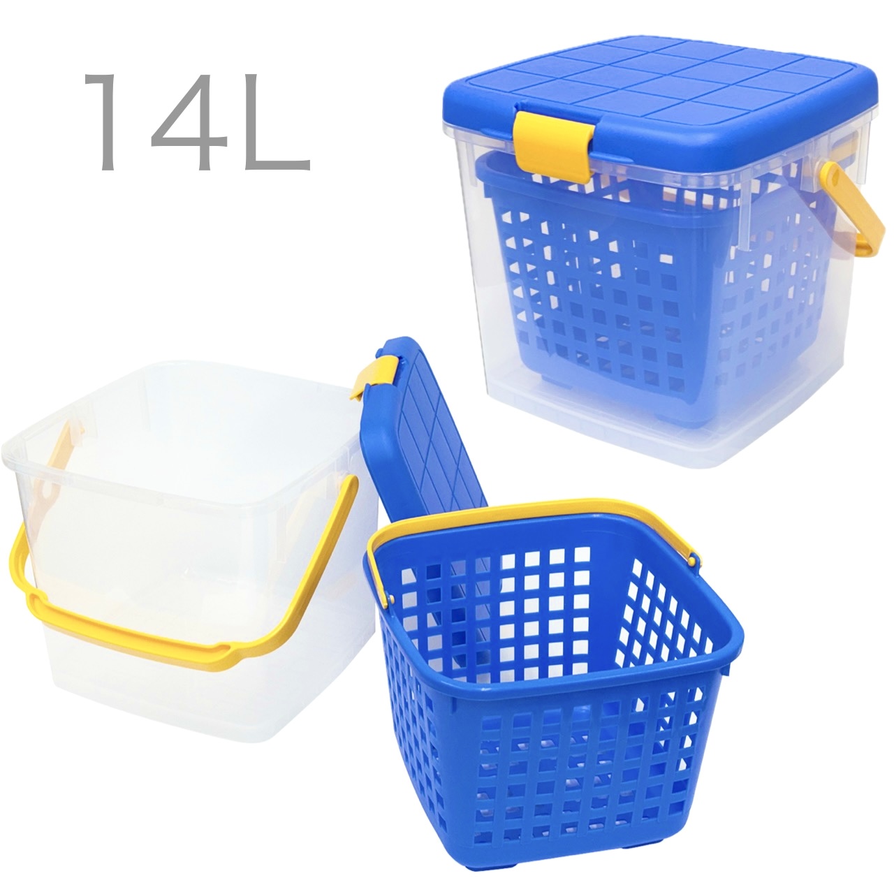 洗車バケツ 踏み台バケツ 多機能バケツ SENSHA 14Lバケツ 洗車用品 収納 耐荷重100kg バケツ