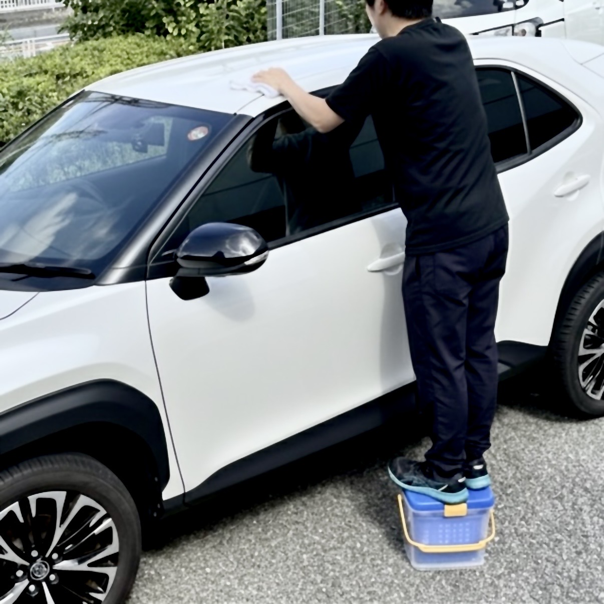 洗車バケツ 踏み台バケツ 多機能バケツ SENSHA 14Lバケツ 洗車用品 収納 耐荷重100kg バケツ