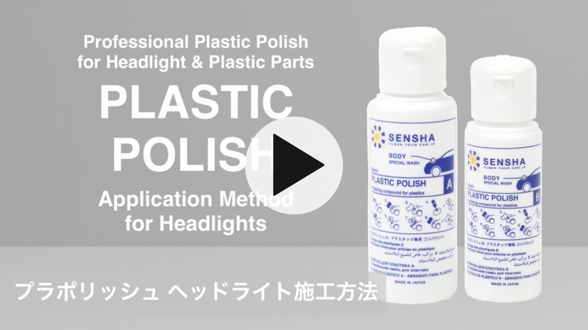 研磨剤 コンパウンド ヘッドライト ポリッシュ プラスチック用 洗車の王国 プラポリッシュ