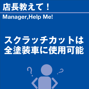 スクラッチカットは全塗装車に使用可能 当店オリ...の詳細画像1