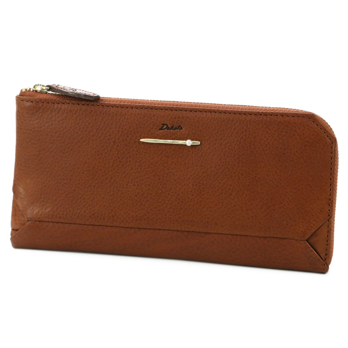 Dakota 【Wプレゼント付】 ダコタ ぺルラ 小銭入れ付き長財布（L字  
