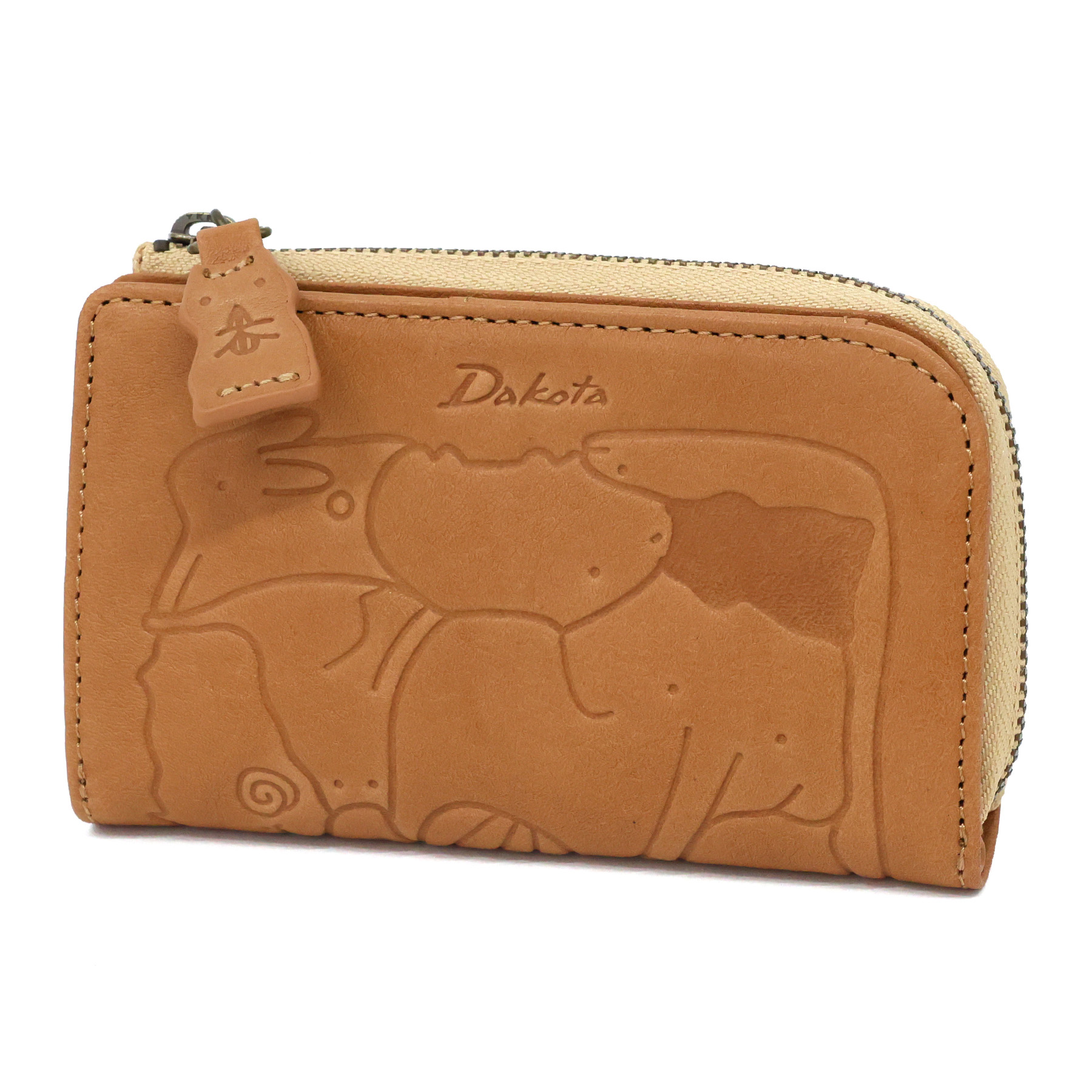 【最大p35%】 Dakota ダコタ アニマーレ コインケース付きキーケース 0030204... イエロー系/グリーン系/ベージュ系