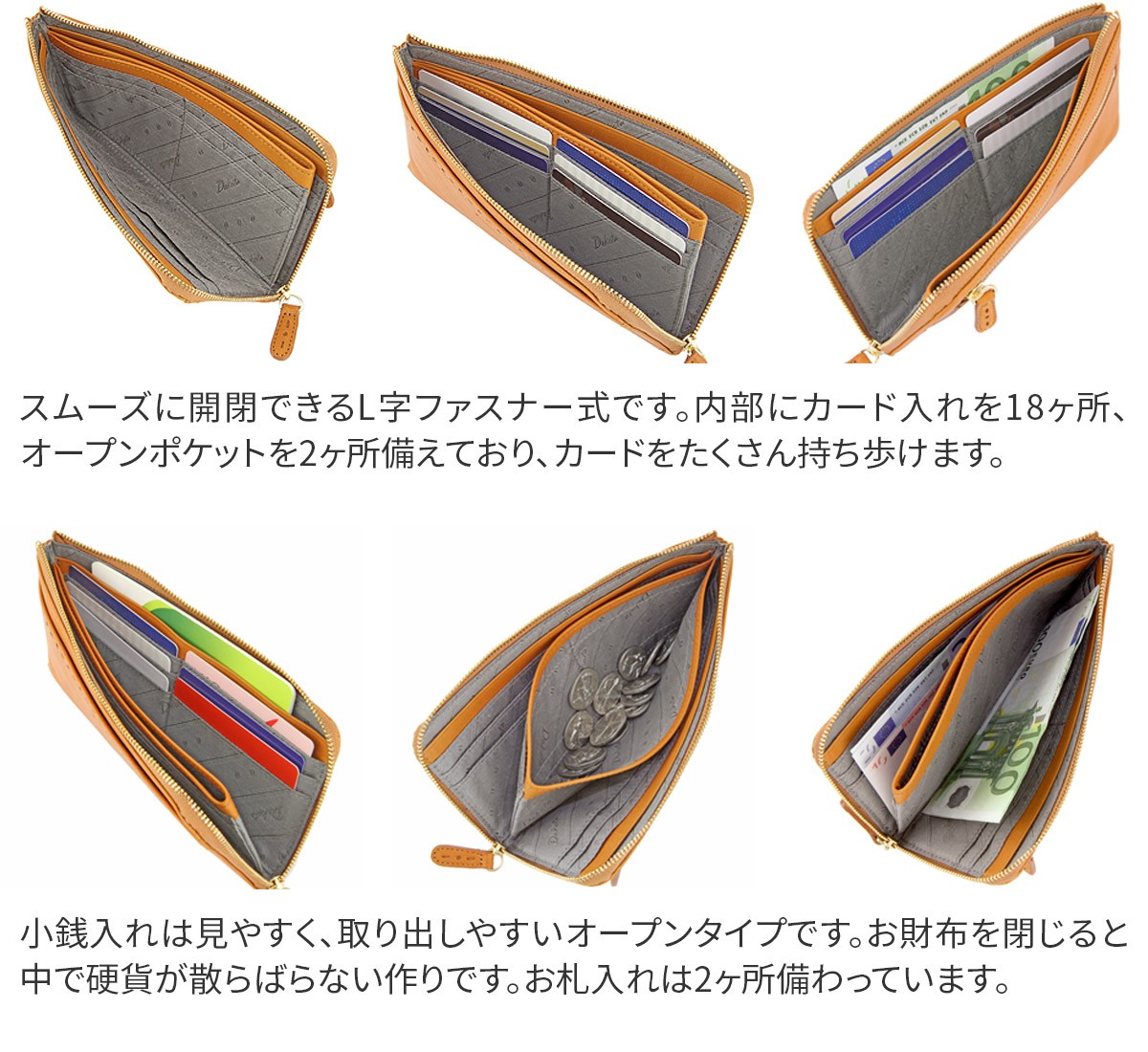 Dakota 【Wプレゼント付】 ダコタ アペーゴ 小銭入れ付き長財布