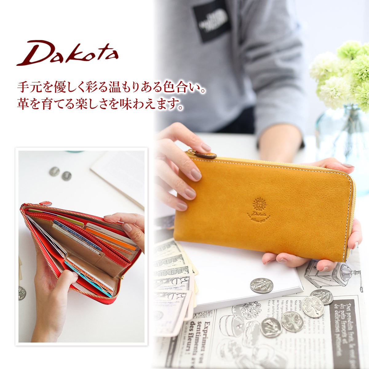 Dakota 【最大p31％Wプレゼント付】 ダコタ コラッジョ 小銭