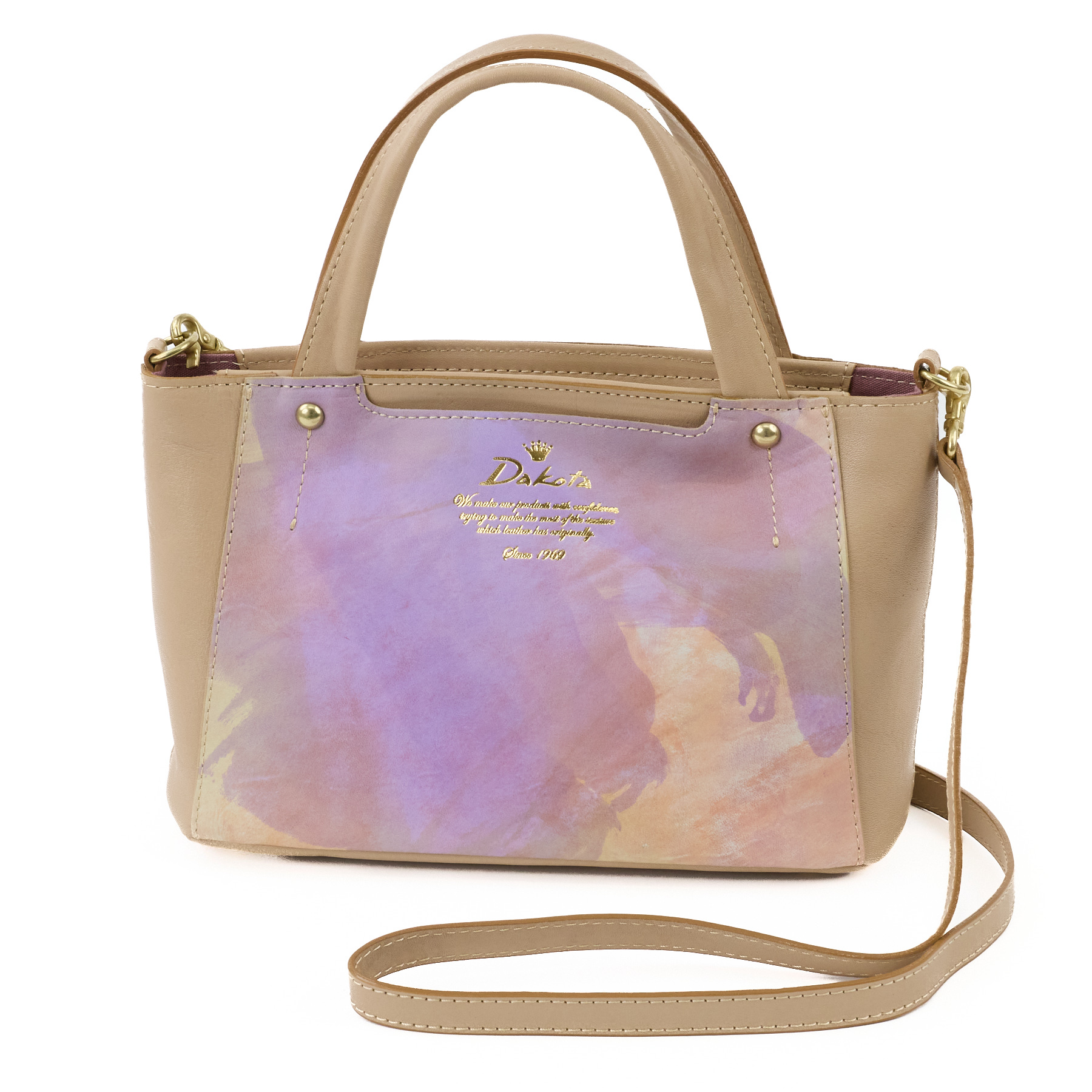 極美品✨Dakota ダコタ y2k 2way ショルダーバッグ パステルカラー Dakota（ダコタ） 3年保証＋プレゼント付 キューブペイント 2WAY