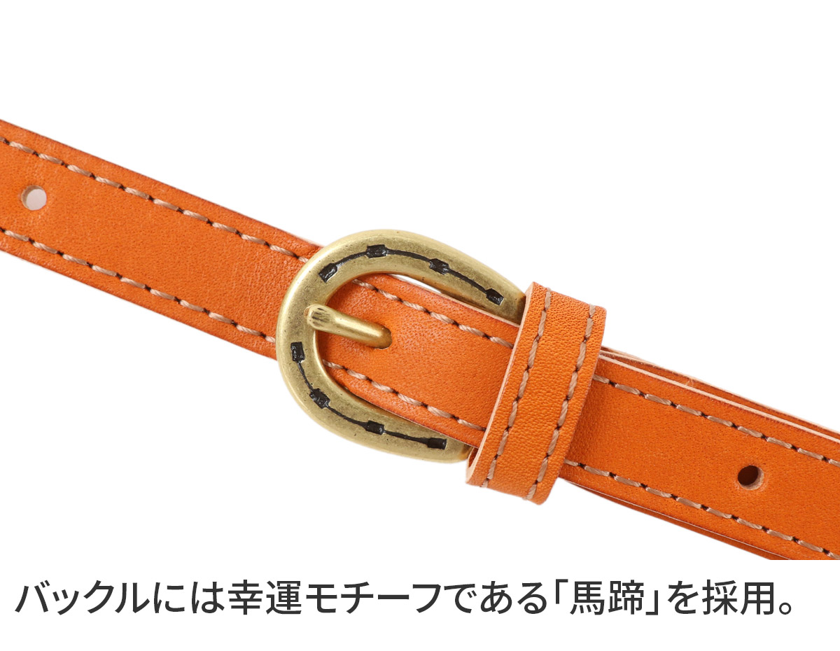 ダコタ ボディバッグ ヌメ革 ベルト ロゴ型押し キャメル ストラップ ポケット ダコタ ボディバッグ ヌメ革 ベルト ロゴ型押し キャメル