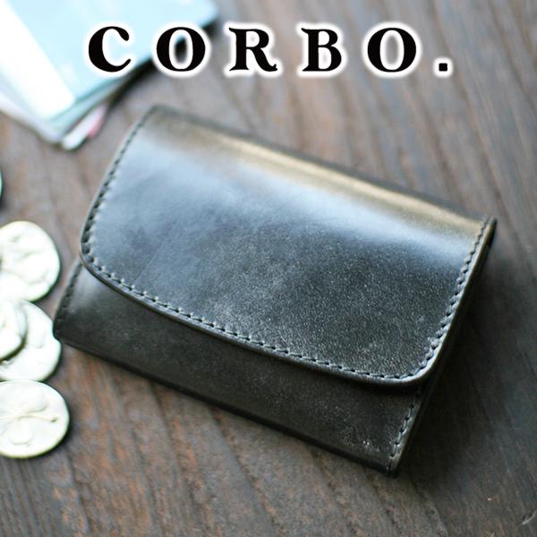 CORBO. コルボ -face Bridle Leather- フェイス ブライドルレザー シリーズ Ｗカブセ カードコインケース 1LD-0221｜sentire-one