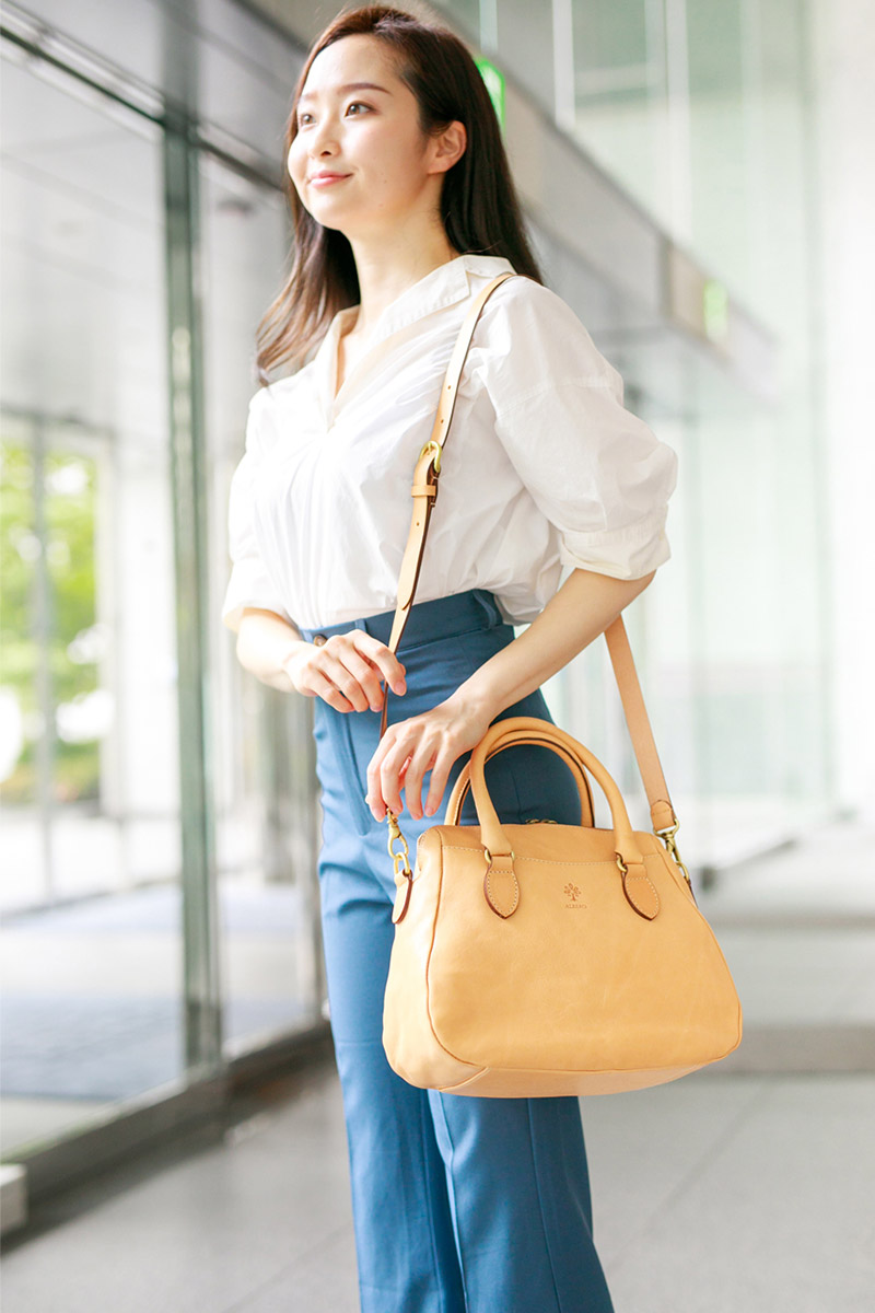 ALBERO（アルベロ） 3年保証付 NATURALE ナチュラーレ 2WAYショルダー