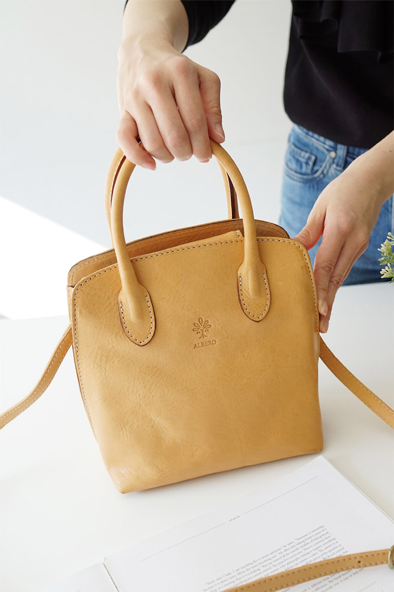 ALBERO（アルベロ） 3年保証付 NATURALE ナチュラーレ 2WAY トート