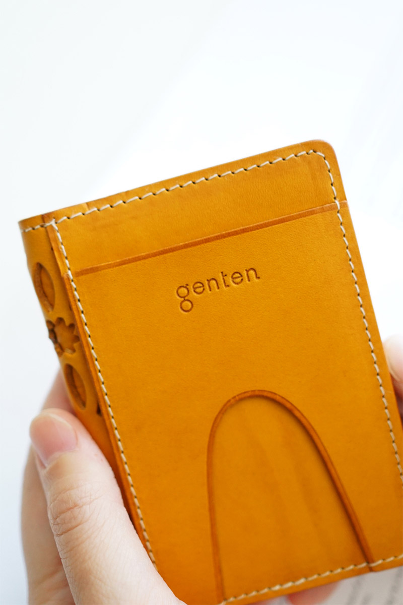 ☆未使用☆ ゲンテン genten パスケース カードケース 本革 非売品