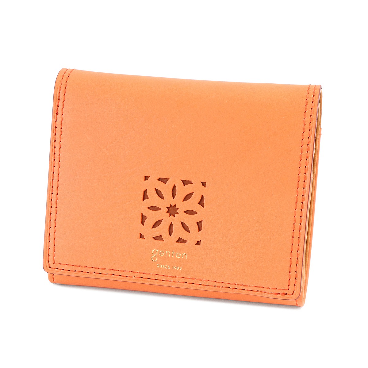 genten ゲンテン Pico CutWork ピコカットワーク 小銭入れ付き二