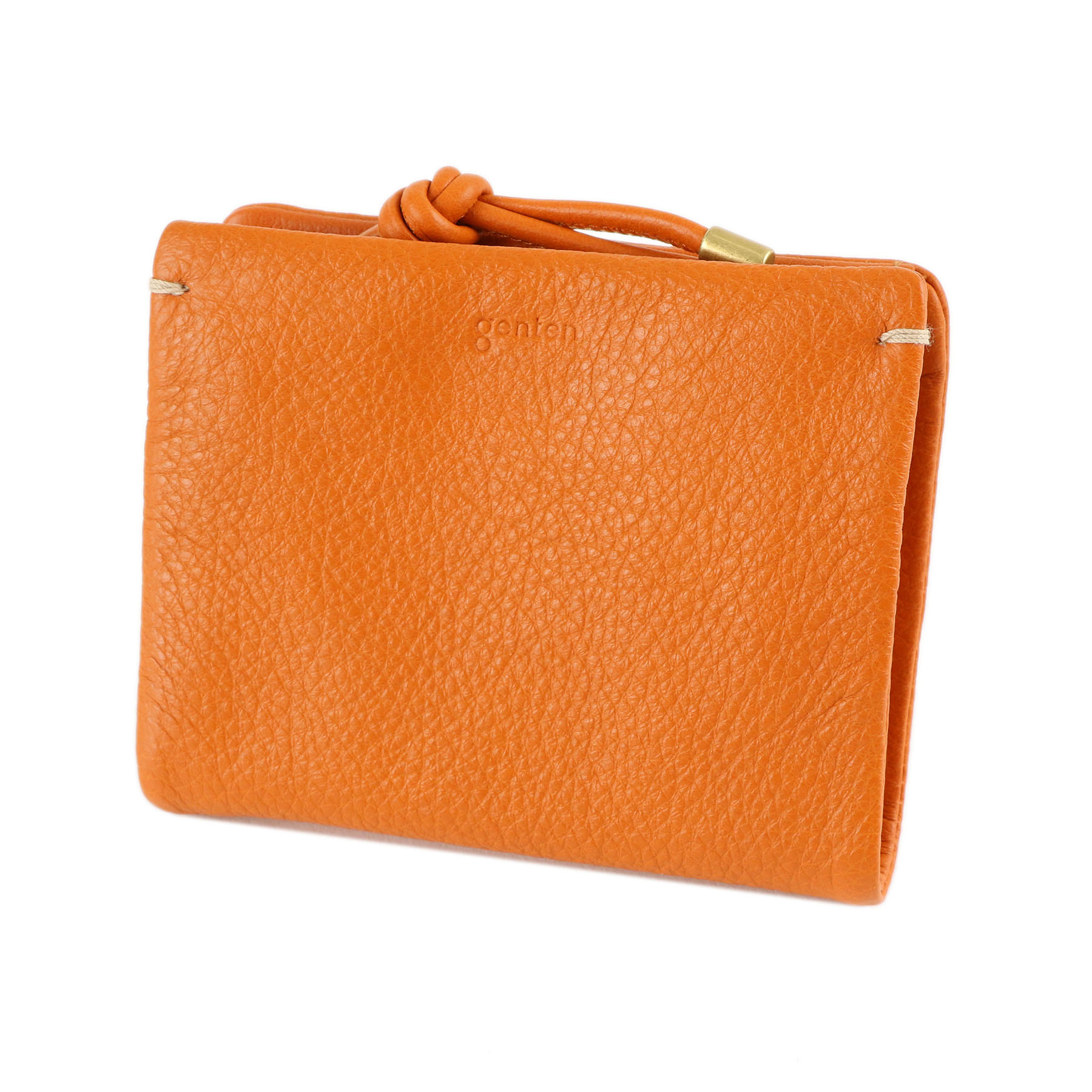 genten ゲンテン / クッシーノ 小銭入れ付き二つ折り財布 genten（ゲンテン） cuscino クッシーノ 小銭入れ付き二つ折り財布