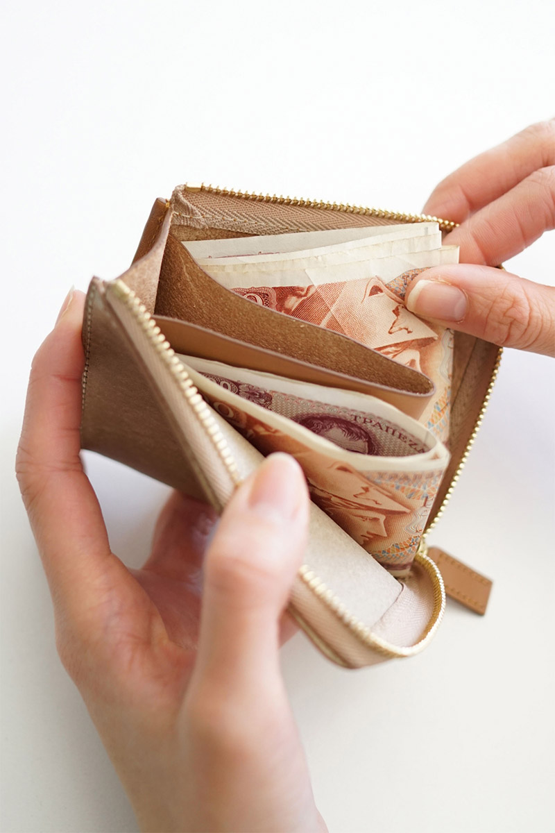 福財布】ユーフォリア L字ファスナー2つ折り財布｜商品一覧 | 革