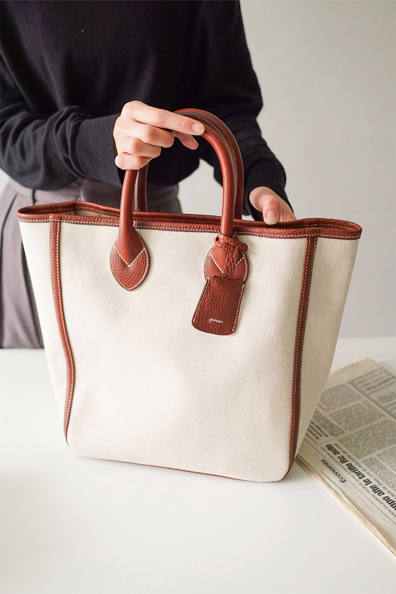 ☆値下げ genten ミネルヴァコトーネ 手提げバッグ 美品 ミネルヴァ 