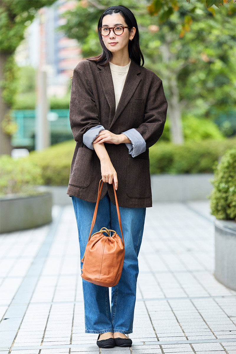 genten（ゲンテン） 3年保証付 サスティナブル巾着 巾着ショルダー