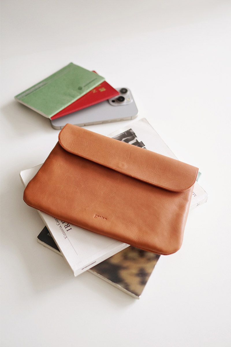genten ゲンテン 貴重品ポーチ　チャ 貴重品ポーチ / genten | ファッション通販 【公式通販】オン