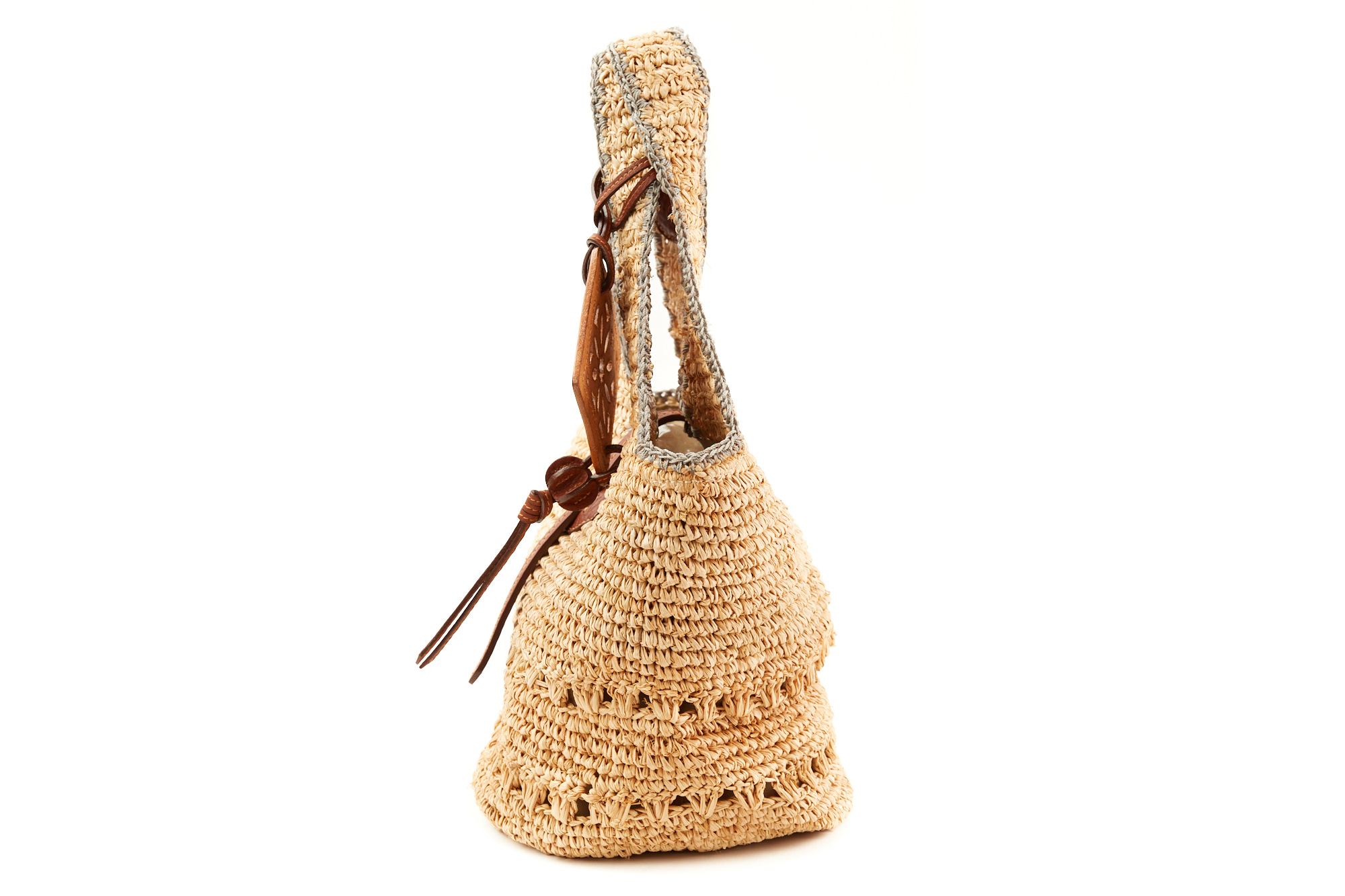 genten（ゲンテン） 3年保証付 Crochet raffia クロシェットラフィア