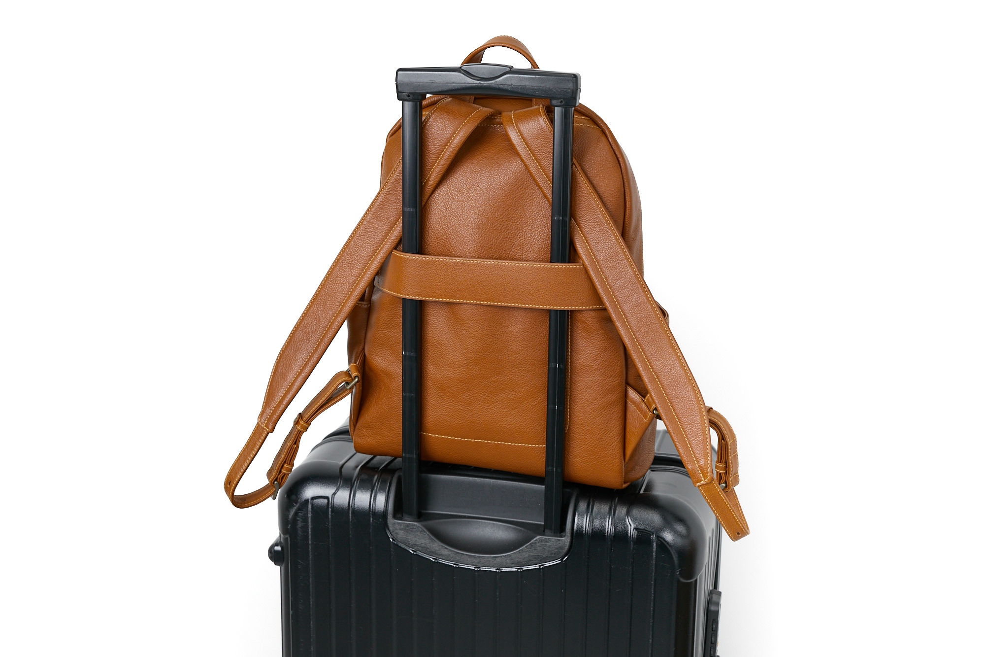 genten キャメル レザーリュック ゲンテンレザーリュック