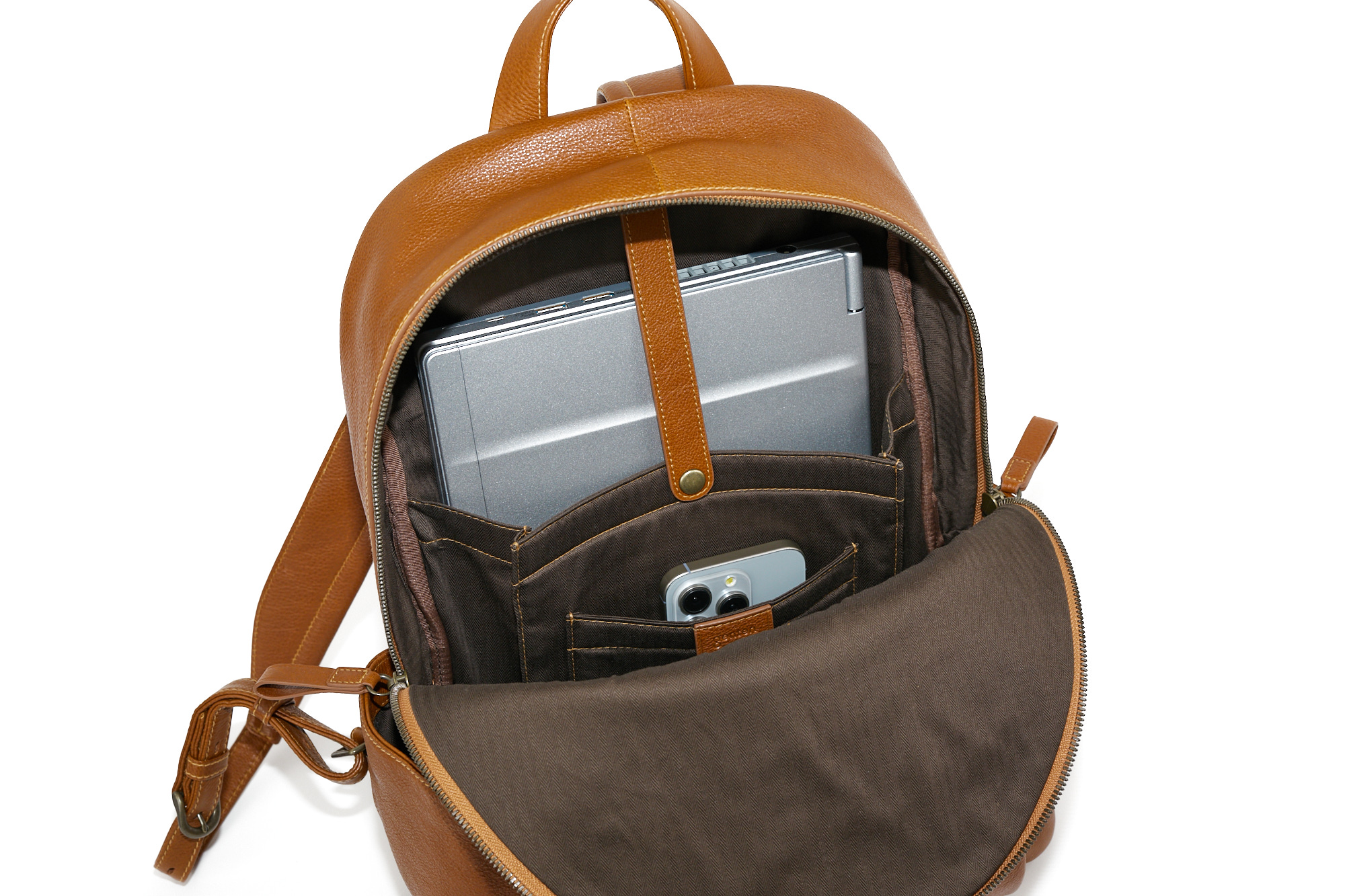 現行・未使用級✨ genten ゲンテン リュック バックパック ブラウン genten（ゲンテン） 【ケアセット＋安心の3年保証付】 Equiplight