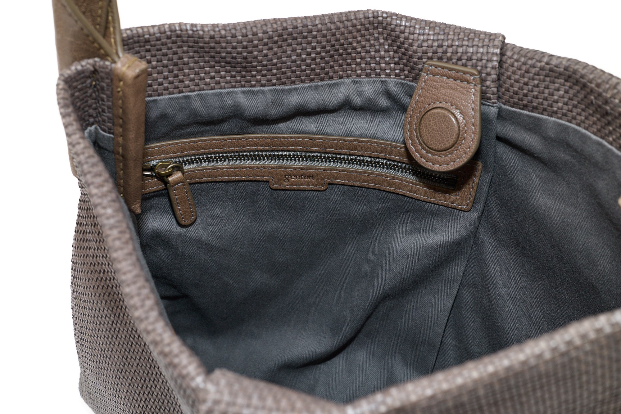 ゲンテン 3年保証＋ケアセット付 genten ゲンテン Pelle tessile vペッレ テッシル ショルダーバッグ 44559の画像