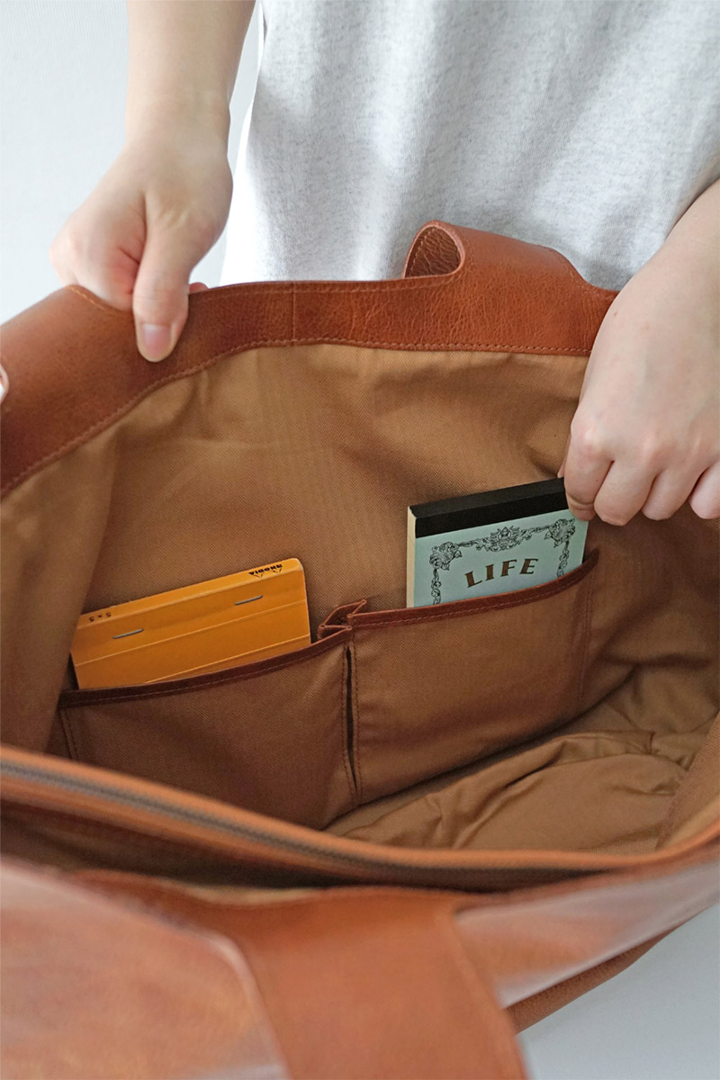 旅行　カバン 【genten 本革　美品】 genten（ゲンテン） 3年保証＋ケアセット付 サドルベルトヌオーバ