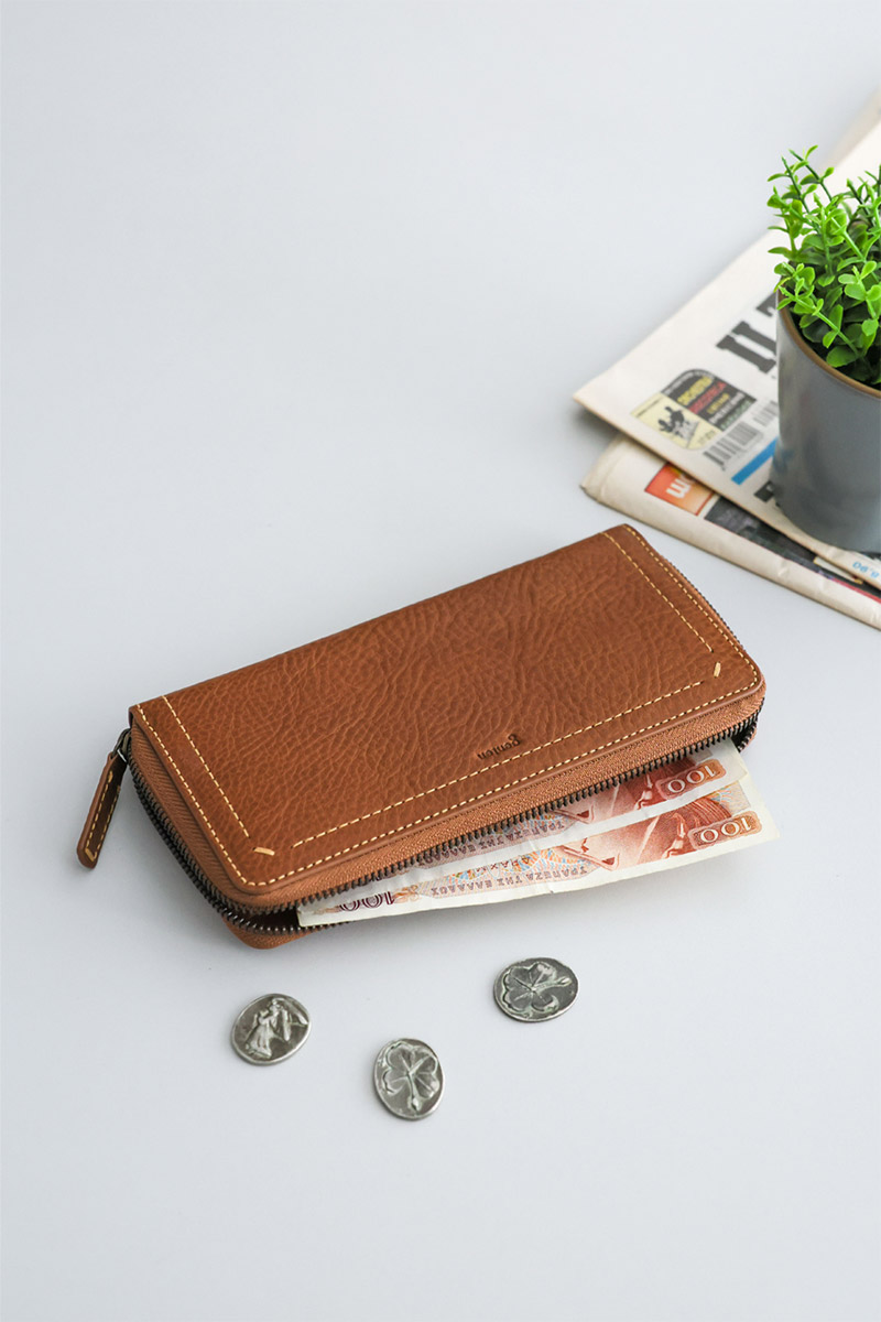 ゲンテン 3年保証＋ケアセット付 genten ゲンテン Rilassato リラサート 小銭入れ付き長財布（ラウンドファスナー式） 44800の画像