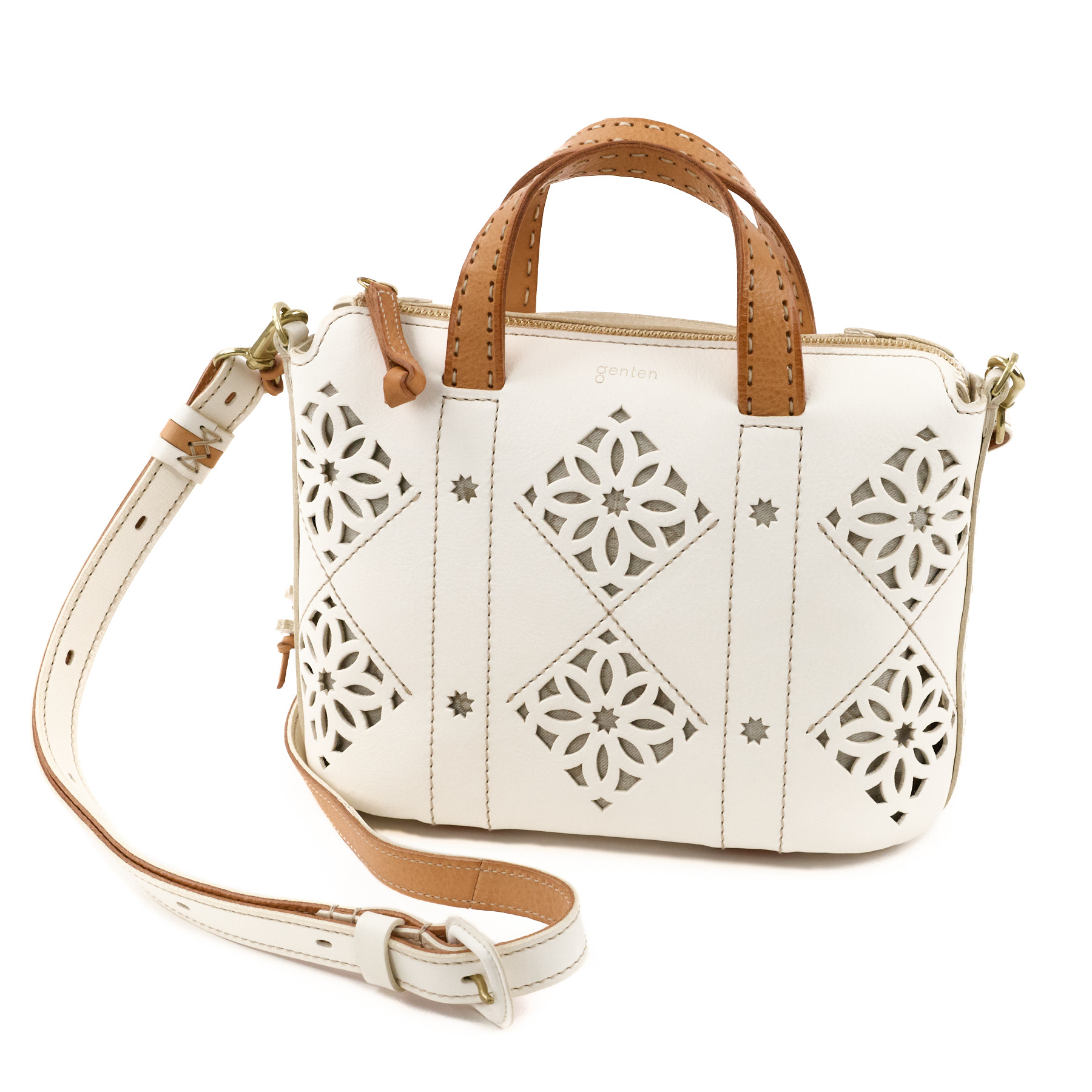 genten（ゲンテン） 【ケアセット＋安心の3年保証付】 Argyle Cutwork