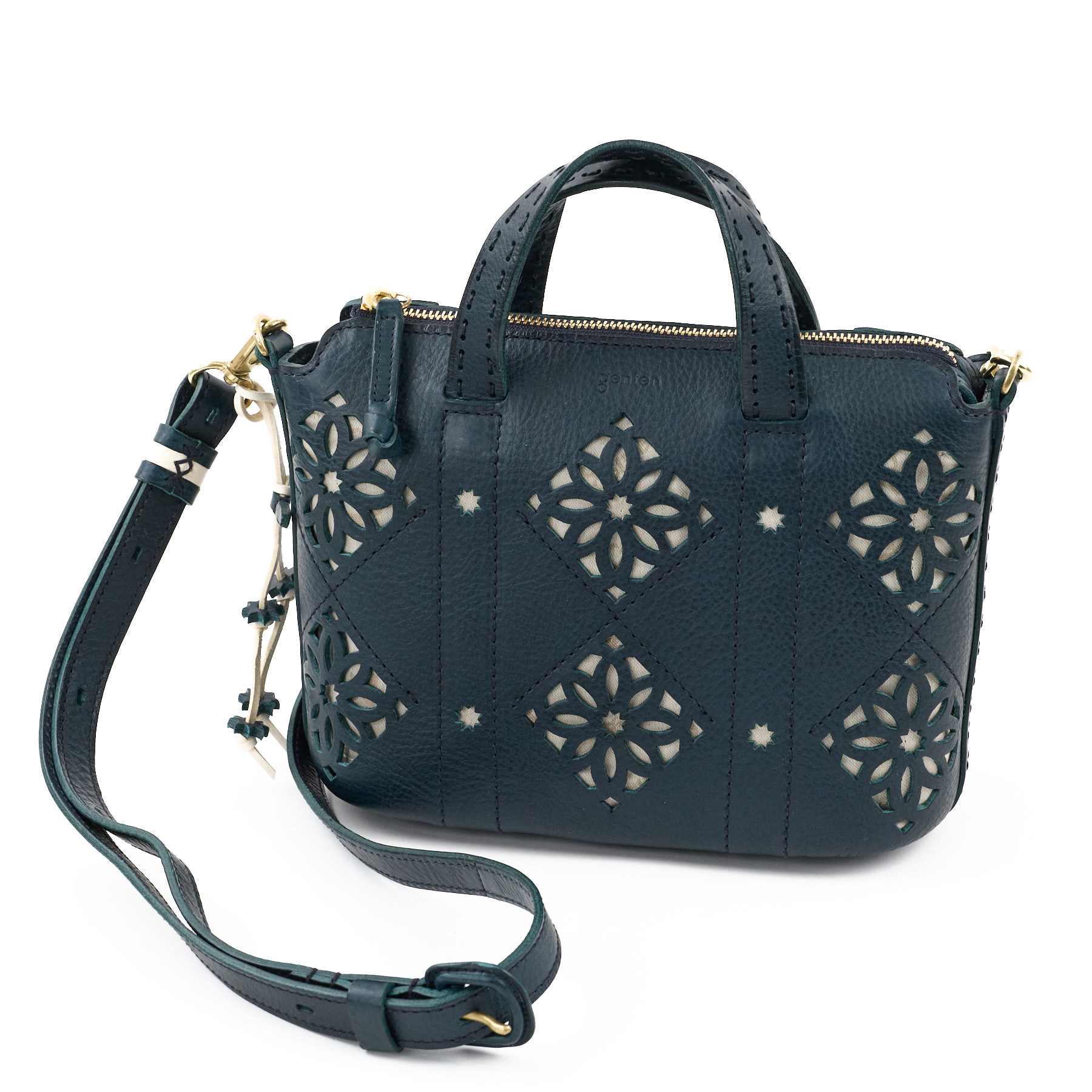 【美品】 genten ゲンテン バンドバッグ ウール レザー 2way アルテ」にミニ2WAYワンハンドルバッグが仲間入り｜革財布、バッグの