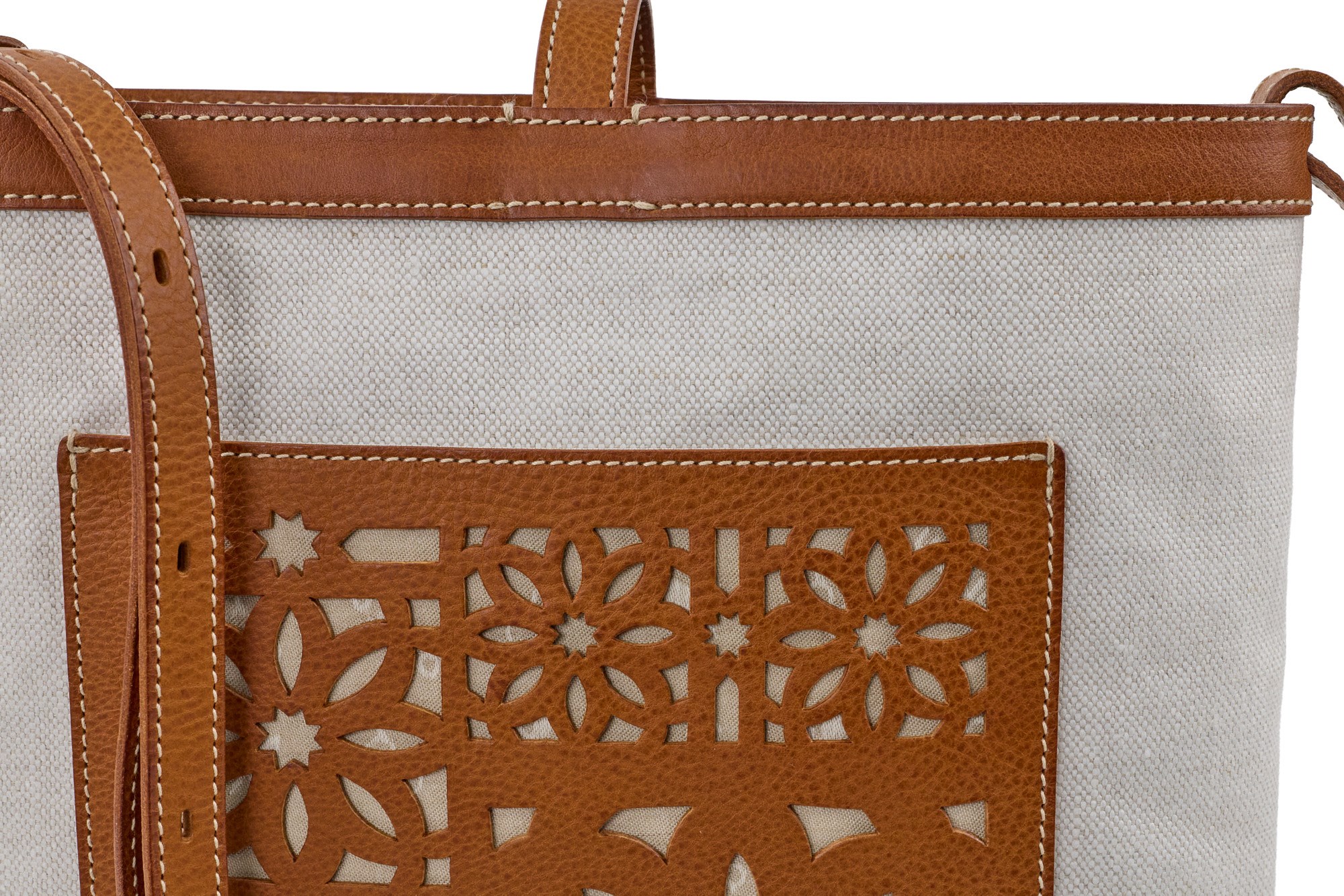 ゲンテン 3年保証＋ケアセット付 genten ゲンテン Tapestry cutwork タペストリーカットワーク ショルダーバッグ 44976の画像